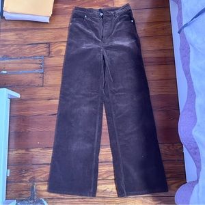 Brown corduroy pants